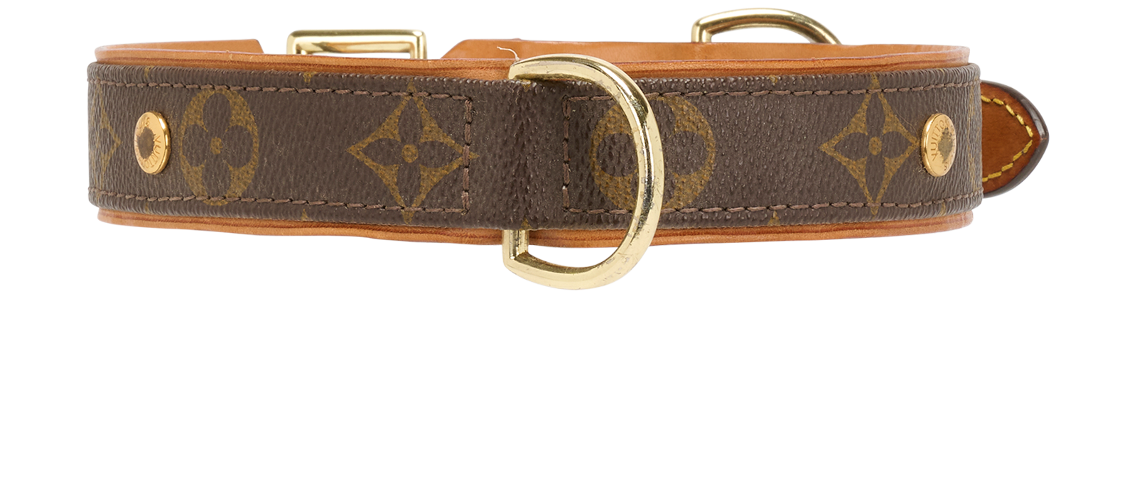 Louis Vuitton Dog Collar And Lead, &pound;450, Accessories, Brown, Canvas, Back view